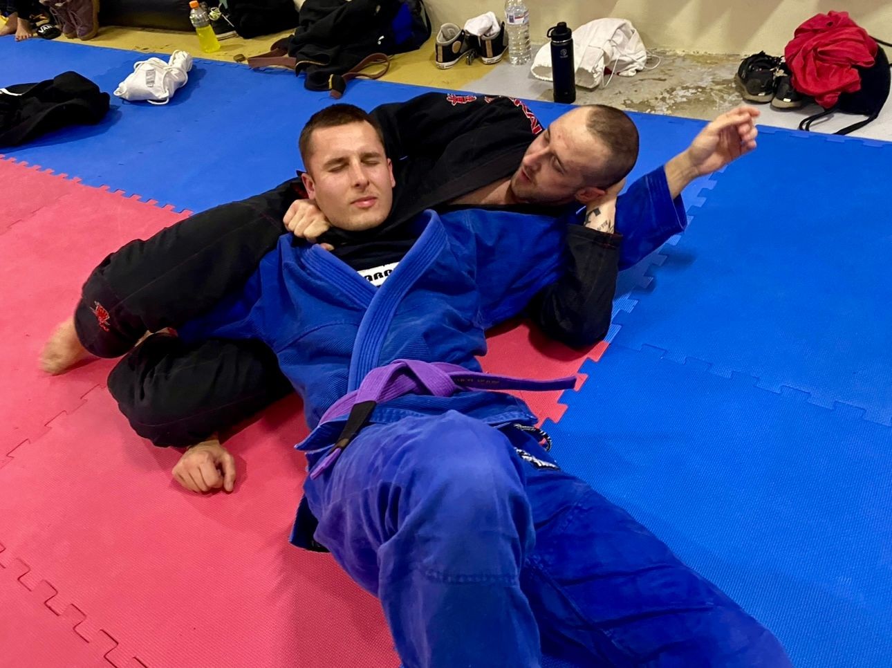 Assassin choke from crucifix bjj
