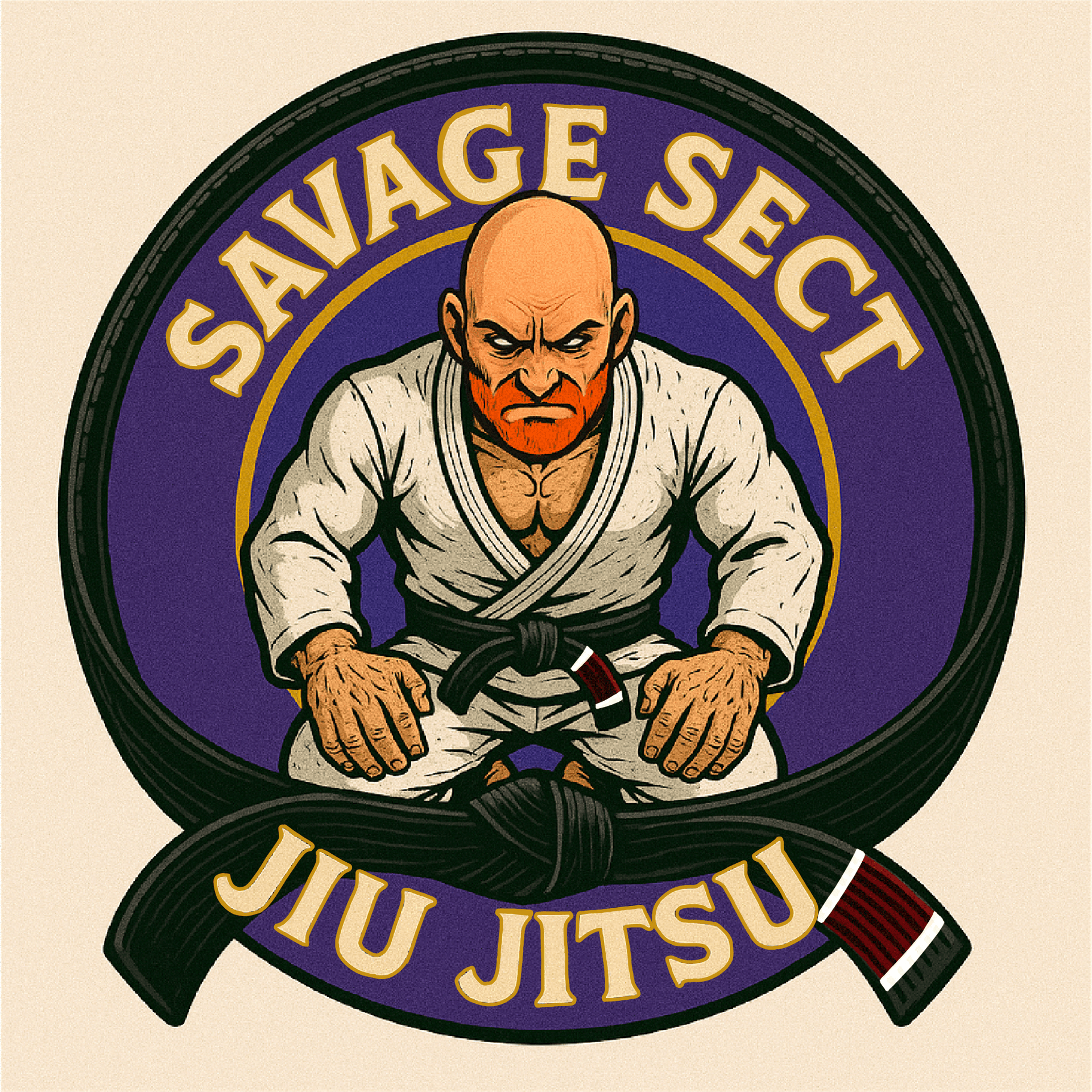 Savage Sect Jiu Jitsu Club Patches
